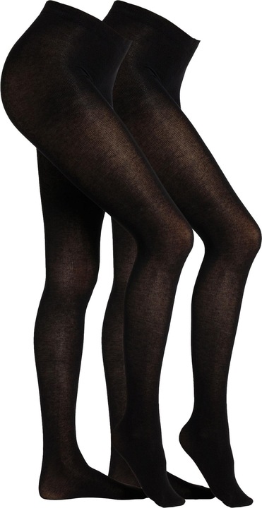 Camano Women comfort soft cotton Tights 2p