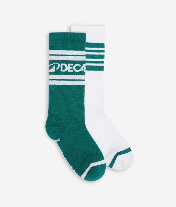 Produktbild Decathlon Socken Mid 2er-Pack - grün/weiss (39 - 42)