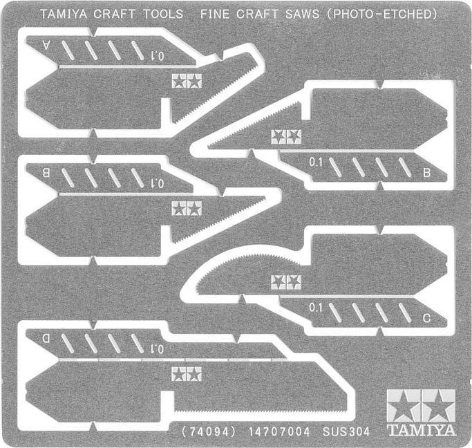 Actual product image Tamiya Photo Etched Craft Saw