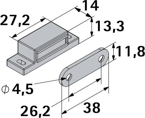 Image du produit Hettich Magnetschnäpper