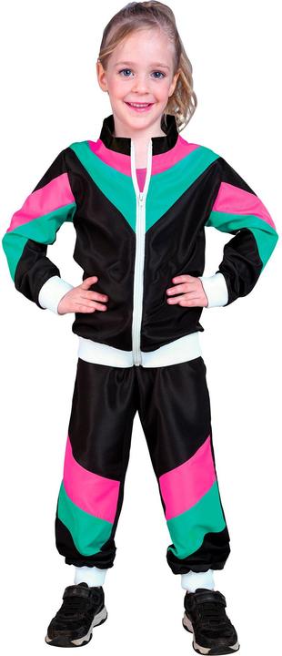 Produktbild Widmann 80er Jahre Schwarzer Jogginganzug für Kinder (134, 140)