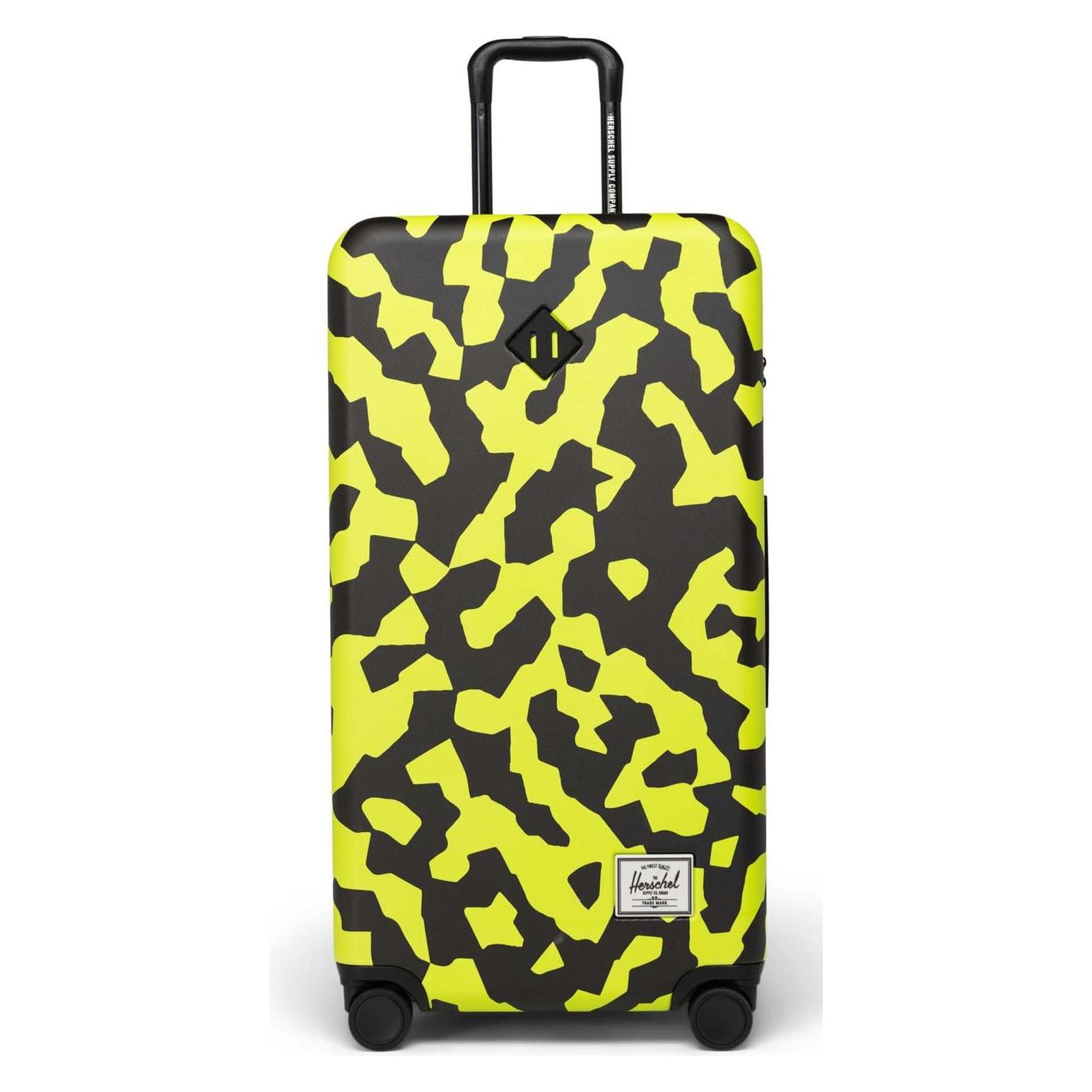 Herschel, Koffer, Heritage Hardshell Trolley, Grün, Schwarz, Mehrfarbig, (95 l)