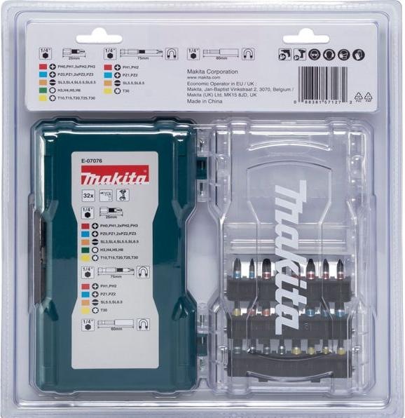 Produktbild Makita Bit-Set (Kreuz Phillips PH M1, Kreuz Phillips PH M2, Kreuz Pozidriv PZ M1, Kreuz Pozidriv PZ M2, Innensechsrund TX M30, Kreuz Pozidriv PZ M0, Kreuz Pozidriv PZ M3, Kreuz Phillips PH M0, Kreuz Phillips PH M3, Schraubschlitz M3, Schraubschlitz M4, Innensechsrund TX M10, Innensechsrund TX M15)