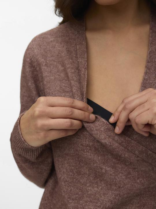 Immagine prodotto Mamalicious Normal geschnitten V-Ausschnitt Pullover Gestricktes Oberteil (S)