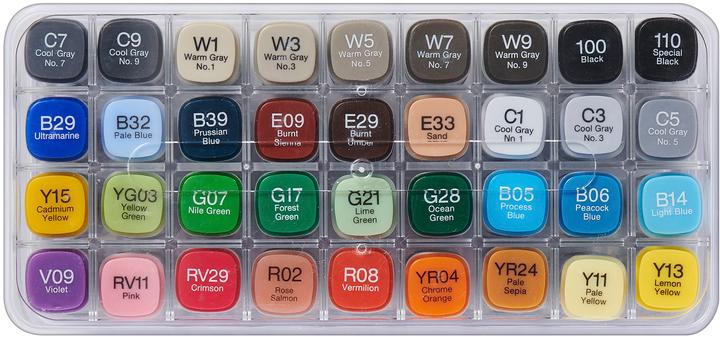Actual product image Copic Basic Set (36 x)