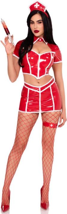Actual product image Leg Avenue - Red Alert Nurse Costume - Red (L)