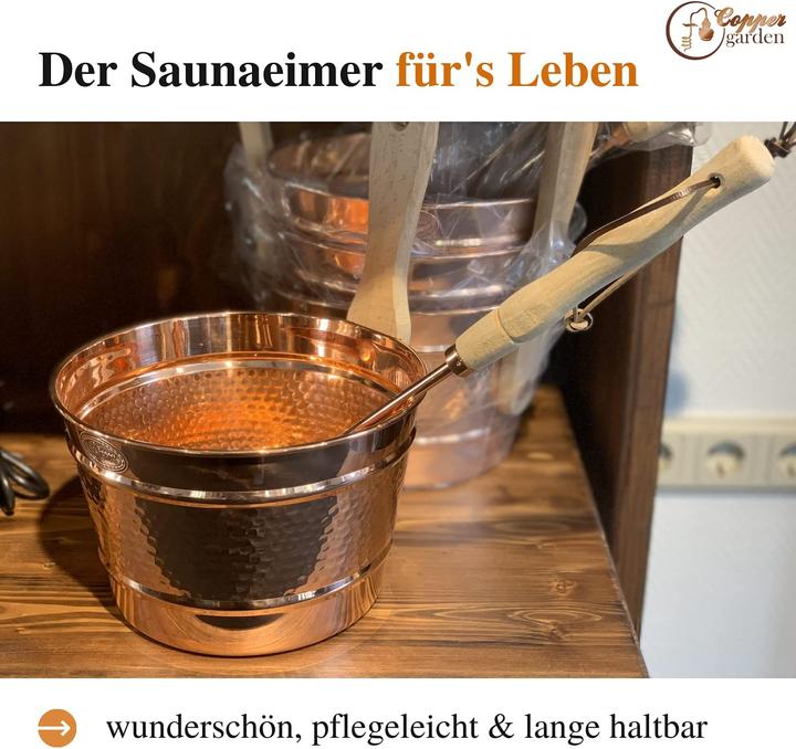 Produktbild Copper Garden Set Eimer & Kelle