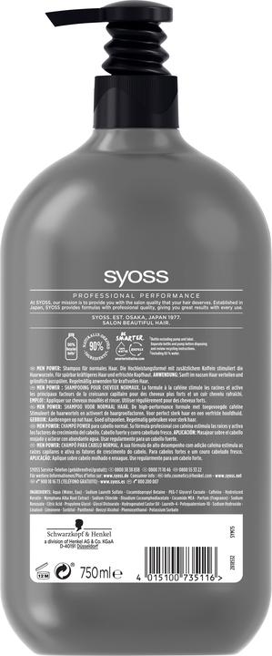 Produktbild Syoss Men Power (Flüssiges Shampoo, 750 ml)