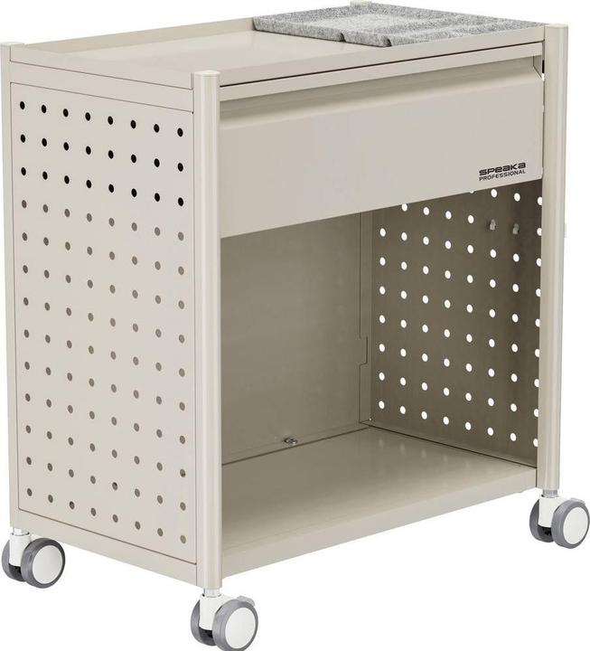 SpeaKa Professional Mobile pedestal Light brown W x H D 300 545 Number of drawers 1 (SP-13660888) (30 x 50 x 54.50 cm)