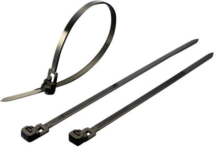 Produktbild Tru Components Wiederöffnungsbinder (Kunststoffkabelbinder, 150 mm, 100 Stk.)