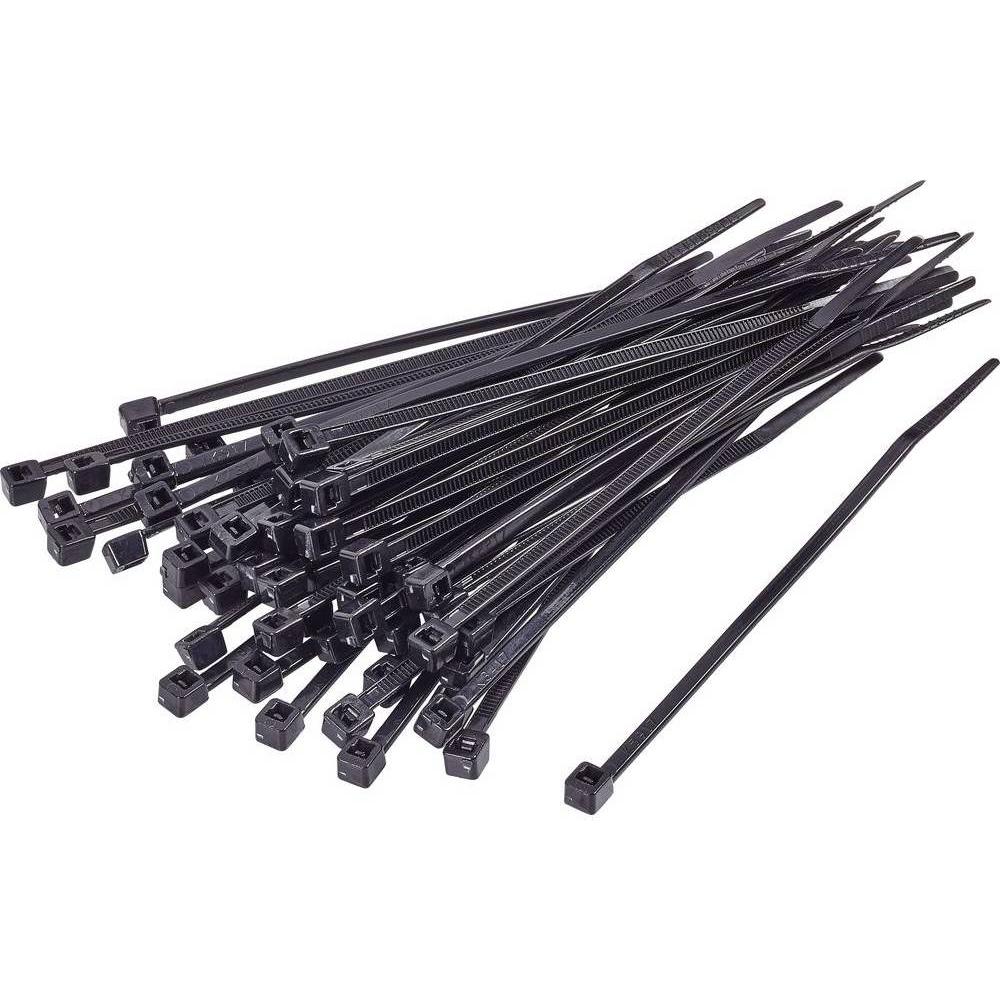 Tru Components, Kabelbinder, Standard-Kabelbinder (Kunststoffkabelbinder, 160 mm, 100 Stk.)