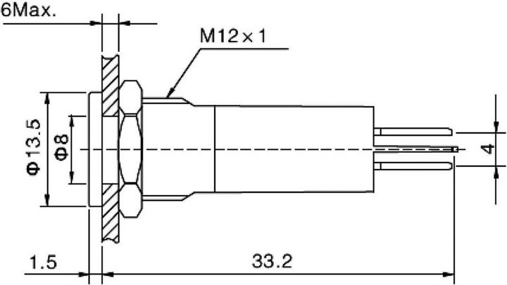Image du produit Tru Components Feu de signalisation LED