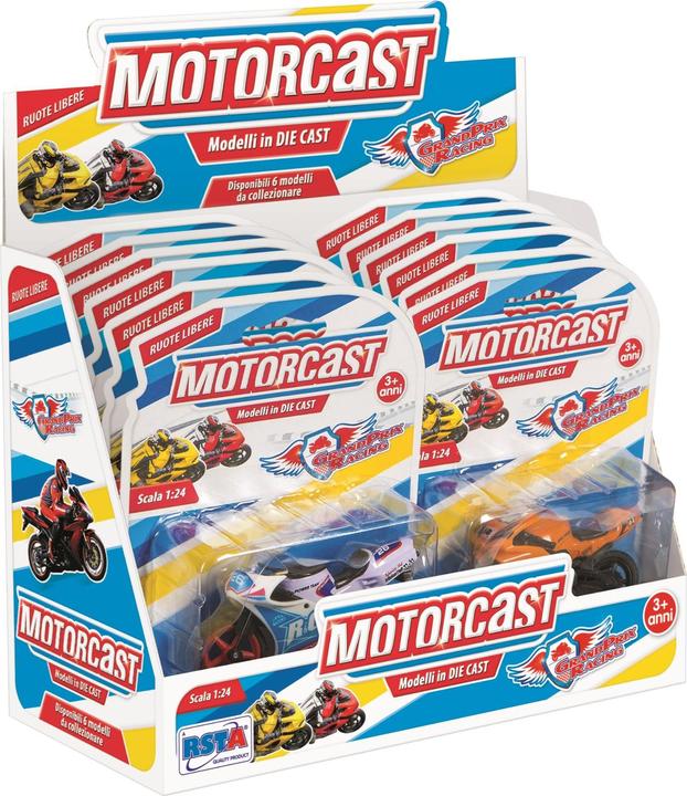Rs Toys Bls Motocicletta Diecast 6 Mod. Ass.