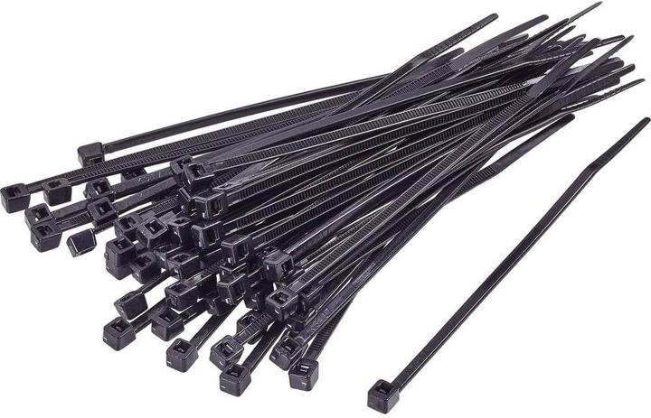 Produktbild Tru Components Kabelbinder 200 mm Schwarz UV- (Kunststoffkabelbinder, 200 mm, 100 Stk.)