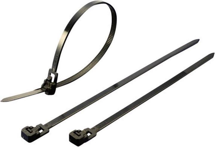 Actual product image Tru Components Re-opening trusses (Plastic cable ties, 500 mm, 100 pcs.)