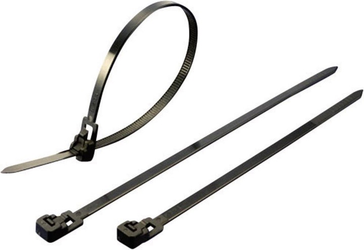 Produktbild Tru Components Wiederöffnungsbinder (Kunststoffkabelbinder, 500 mm, 100 Stk.)