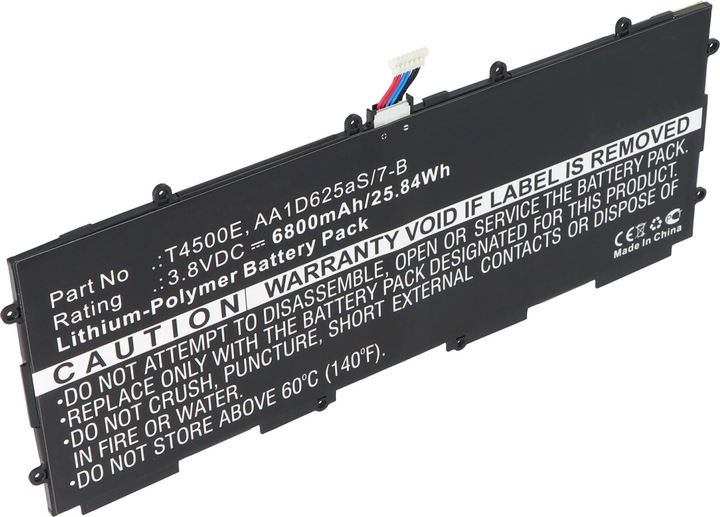 Image du produit AccuCell Batterie Samsung Galaxy Tab 3, 10.1, AA1D625aS/7-B, T4500E