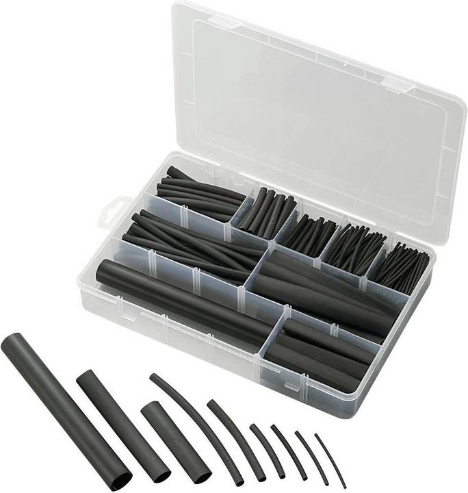 Image du produit Tru Components Assortiment de gaines thermorétractables Schw (302x)