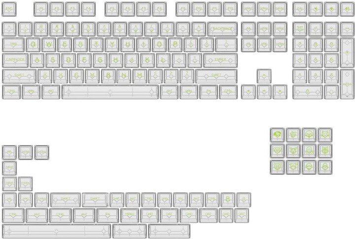 Akko ASA Clear Printed Keycap