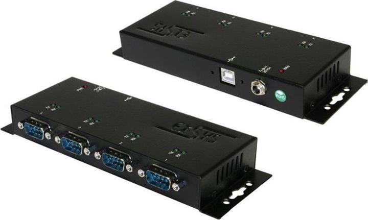 Exsys EX-1334HMV-2, USB zu 4x RS232 Port, Metallgehäuse