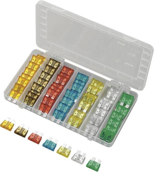 Image du produit Tru Components Kit standard de fusibles plats pour l'automobile et l'industrie (5 A)