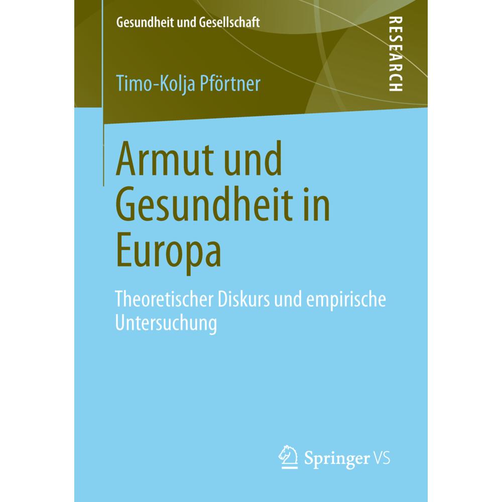 Armut und Gesundheit in Europa, Fachbücher von Timo-Kolja Pförtner