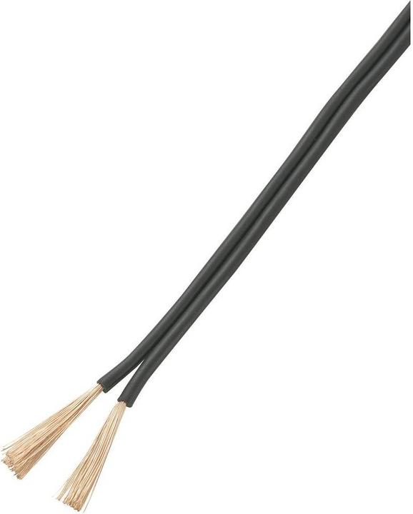 Image du produit Tru Components Fils multibrins 2 x 2.50 mm² Noir 156 (50 m)