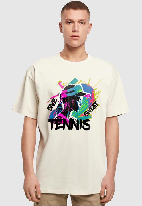 Actual product image Merchcode Tennis Love, Sweat - Heavy Oversize Tee - 116843 (S)