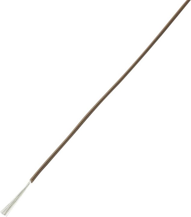Productafbeelding Tru Components Kabeldraad LiY 1 x 0,50 mm² Bruin 1 (10 m)