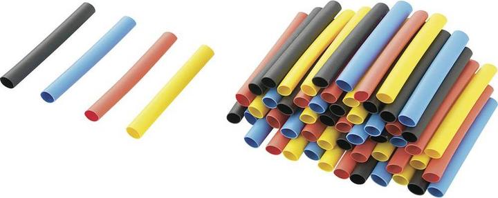 Actual product image Tru Components Shrink tubing assortment Colorful (80 x)