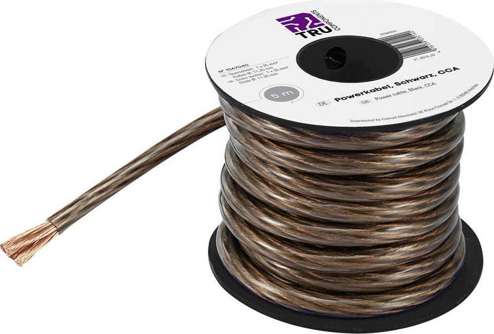 Tru Components Câble de masse 1 x 35 mm² noir (5 m)