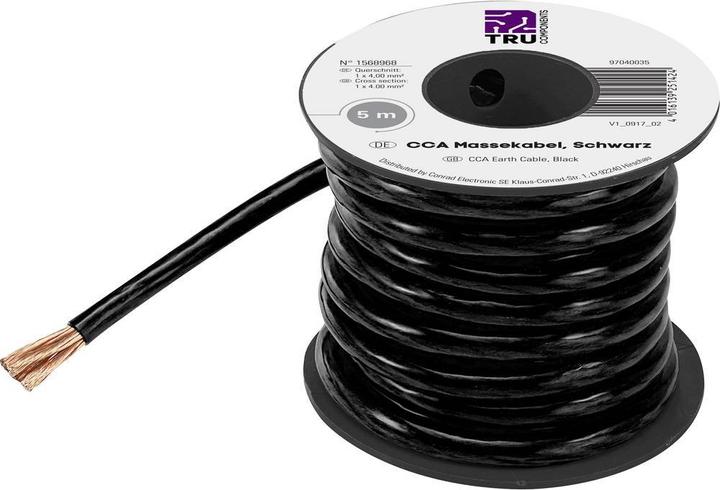 Produktbild Tru Components CCA Powerkabel (5 m)