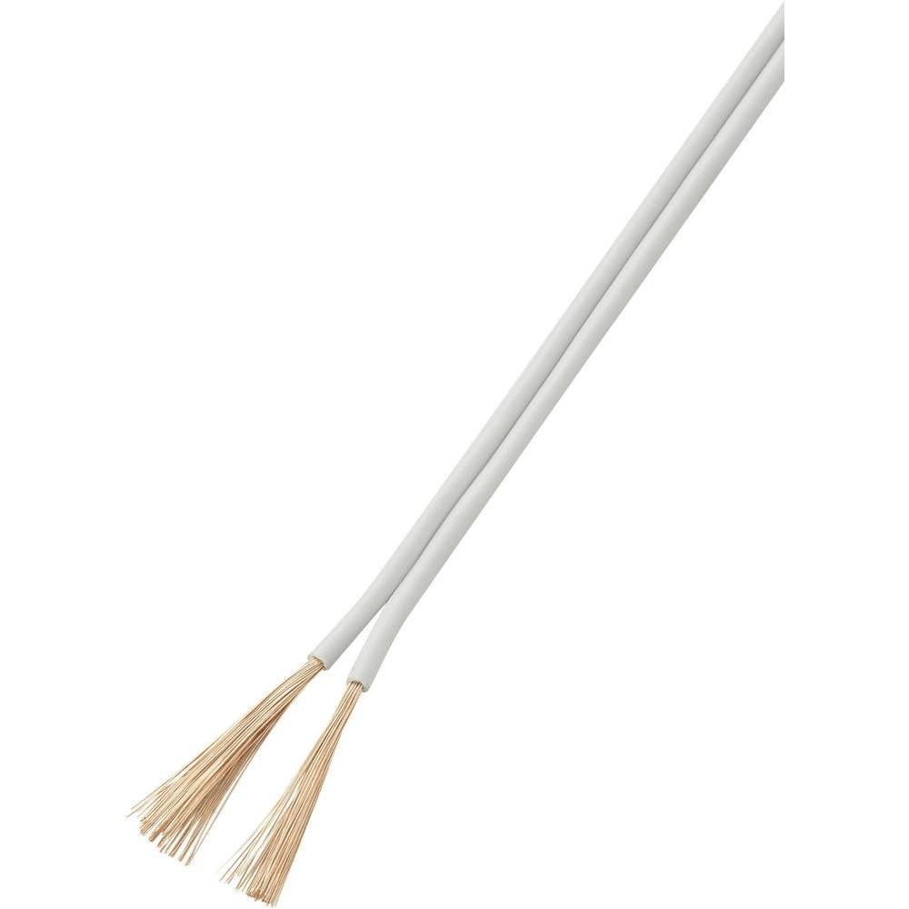 Tru Components, Kabelleitung, CCA PVC-Zwillingsleitung (25 m)