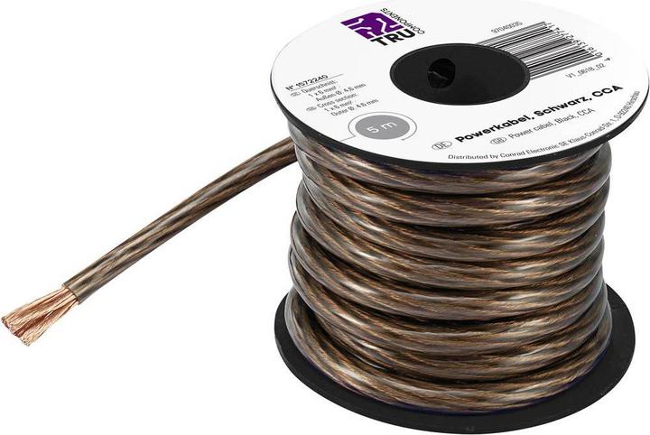 Produktbild Tru Components CCA Powerkabel (5 m)