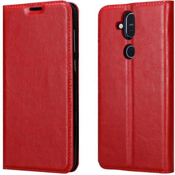Actual product image Cadorabo Book Invisible Magnet Cover (Nokia 8.1)