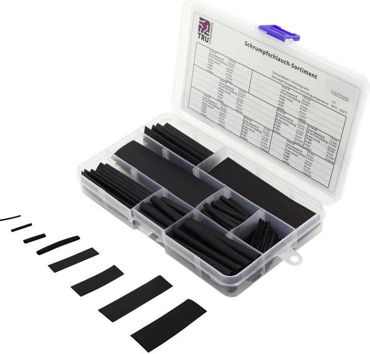 Actual product image Tru Components Standard heat shrink tubing assortment (100 pieces) (100 x)