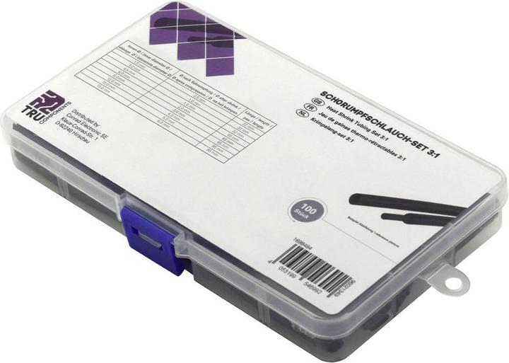 Actual product image Tru Components Standard heat shrink tubing assortment (100 pieces) (100 x)