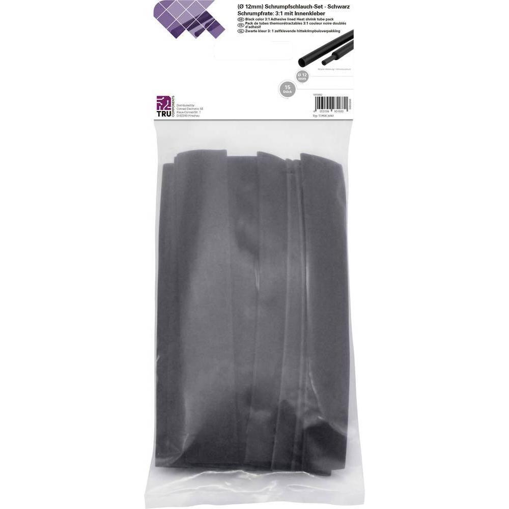 Tru Components, Schrumpfschlauch, Schrumpfschlauchsortiment (15 x)