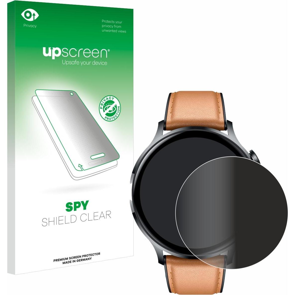 upscreen Spy Shield Blickschutzfolie, Smartwatch Schutzfolie, Blau
