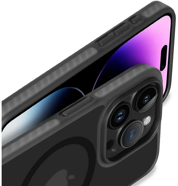 Produktbild Nevox StyleShell Invisio - iPhone 15 Pro 6.1" kompatibel mit MagSafe, schwarz (Apple iPhone 15 Pro)