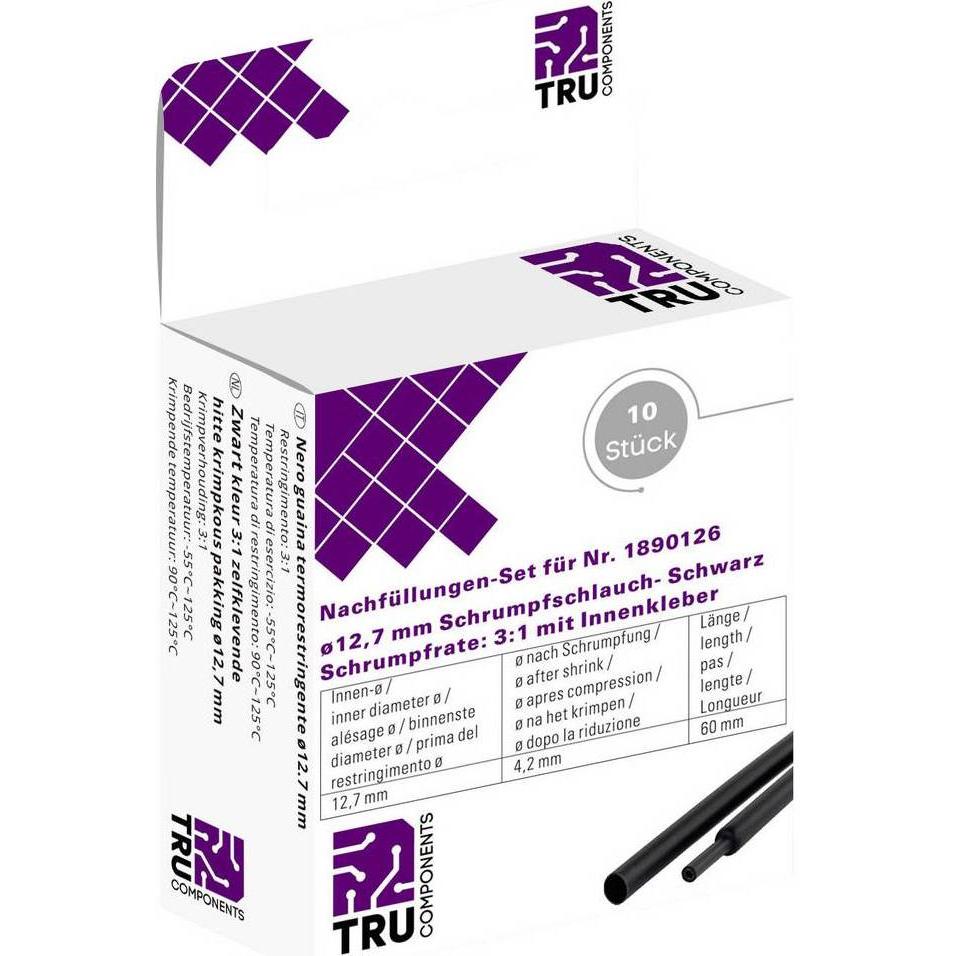 Tru Components, Schrumpfschlauch, Schrumpfschlauch-Nachfüll-Set (10 x)