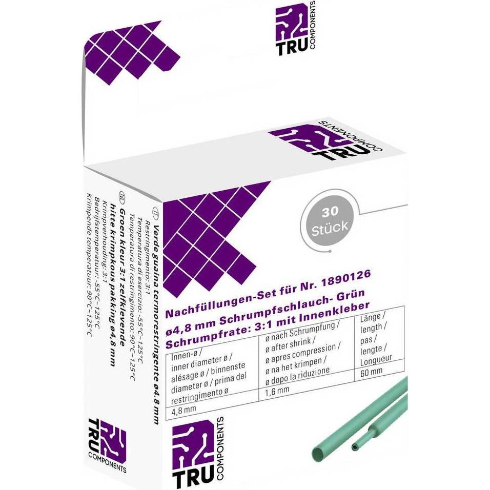 Tru Components, Schrumpfschlauch, Schrumpfschlauch-Nachfüll-Set (30 x)