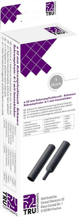 Produktbild Tru Components Schrumpfschlauch-Set mit Innenkleber, 4:1 (1 x)