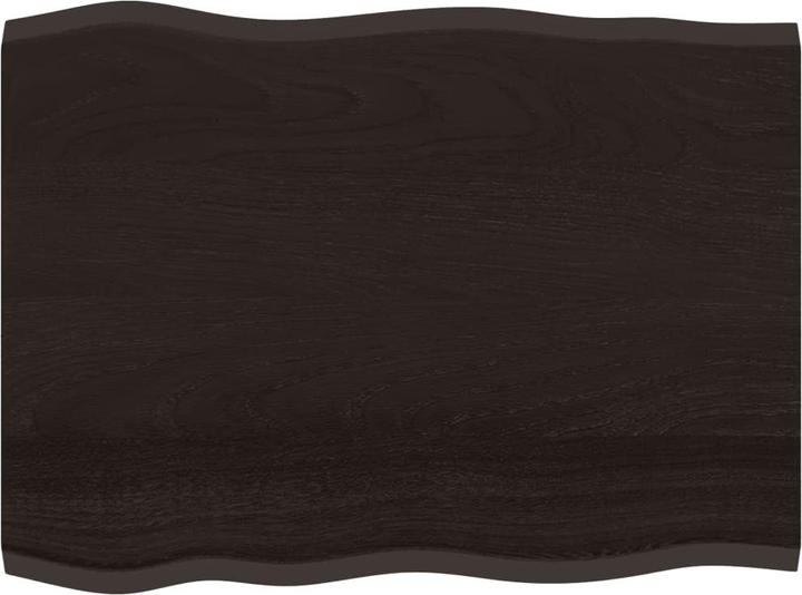 Produktbild VidaXL Tischplatte 80x60x2 cm Massivholz Eiche Behandelt (80 x 60 x 2 cm)