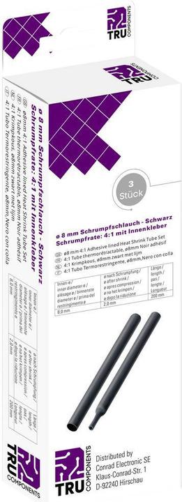 Produktbild Tru Components Schrumpfschlauch-Set mit Innenkleber, 4:1 (3 x)