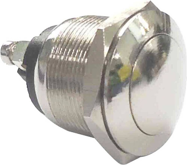 Image du produit Tru Components Bouton-poussoir robuste 250 V/AC 2 A