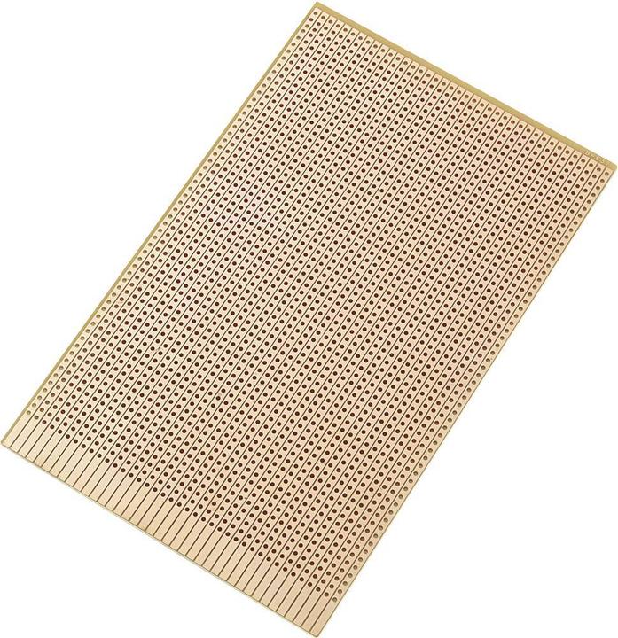 Produktbild Tru Components Europlatine mit Steckkontaktanschluss-Streifenraster (Platine)