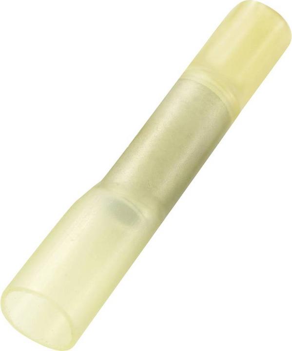 Produktbild Tru Components Stossverbinder mit Schrumpfschlauch 4 mm² Vollisoliert Gelb 739142 30 St.