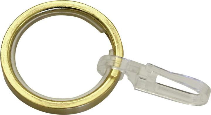 Produktbild Gardinia Vorhangring mit Gleiteinlage Messing matt, 10 Stück