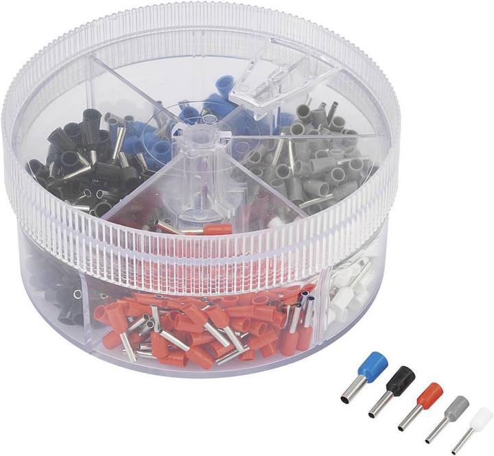 Tru Components Wire end ferrule assortment box